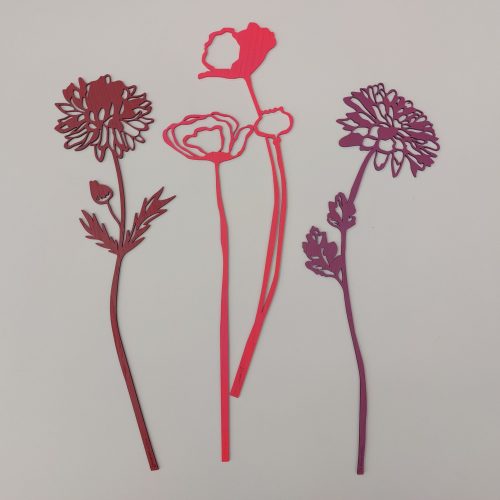 houten bloemen dv
